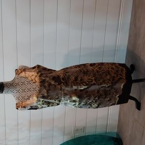 Tahari fashionista satin dress